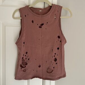 Alo yoga ripped tank top